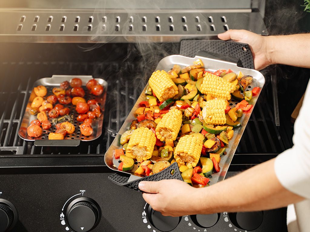 RUOSTUMATTOMAT BBQ-ALUSTAT - 3 KPL - 3