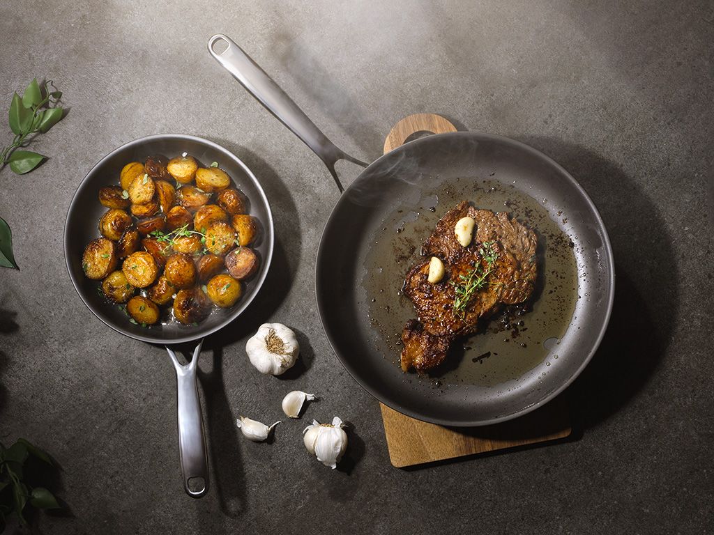 ZERO – LUONNOLLINEN NON-STICK KATTILA- JA PANNUSARJA - 5-OSAA - 3