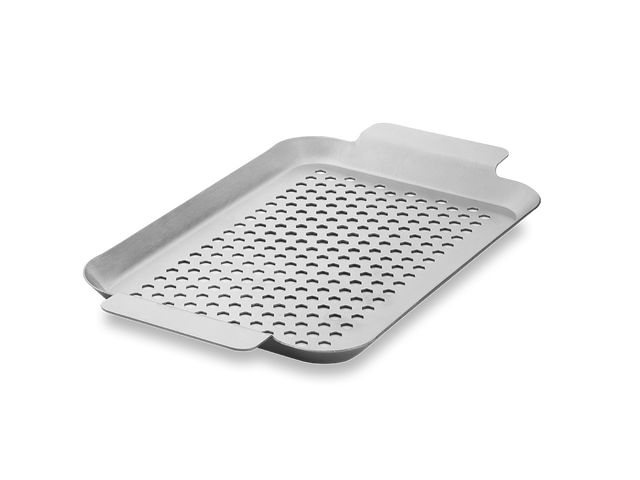RUOSTUMATON TERÄS BBQ-ALUSTA 33×18 CM - 1