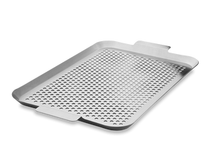 RUOSTUMATON TERÄS BBQ-ALUSTA 50×30 CM - 1
