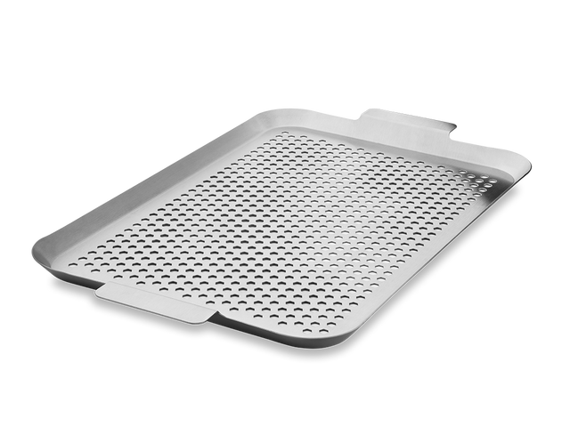 RUOSTUMATON TERÄS BBQ-ALUSTA 50×30 CM - 1